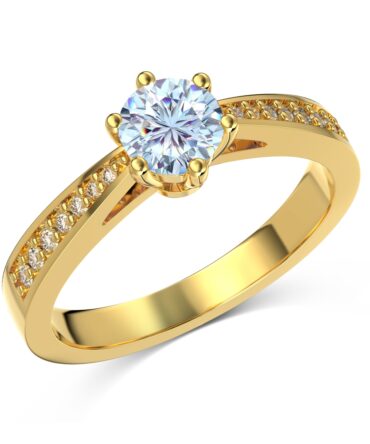 Unazë Premium me Gur Vezullues