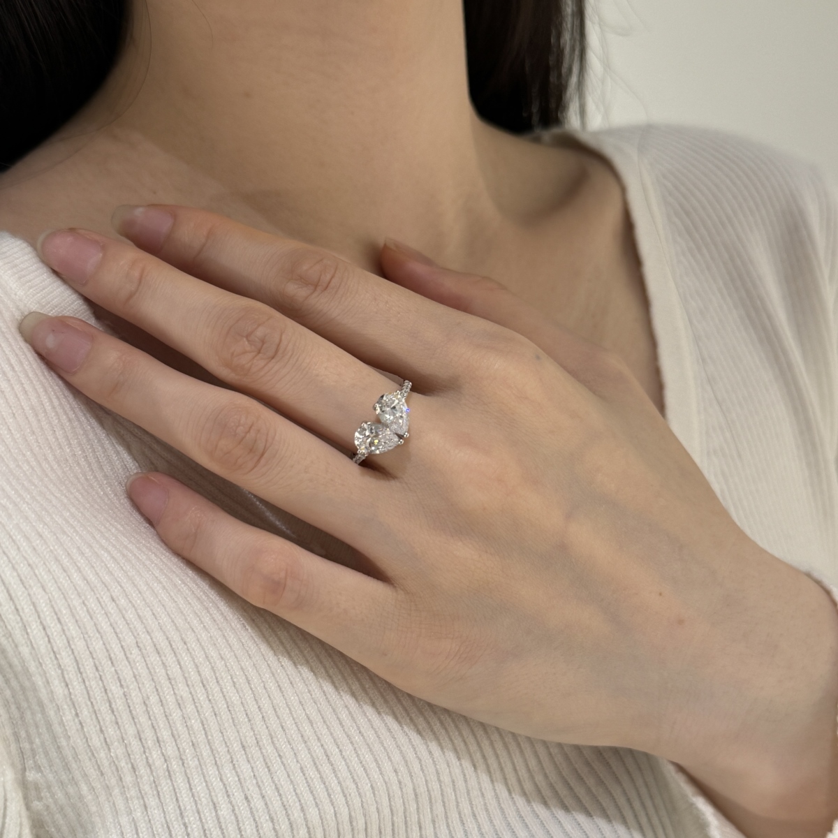 Elegancë e Dyfishtë - Argjend S925